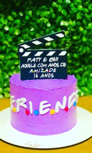 Topo de Bolo Friends