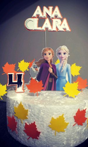 Topo de Bolo Frozen 2