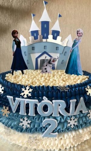 Topo de Bolo Frozen