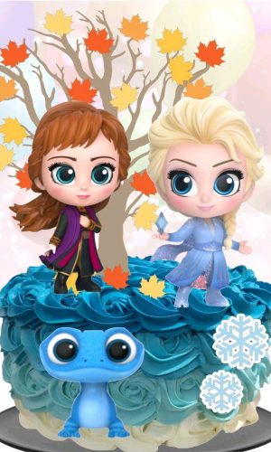 Topo de Bolo Frozen