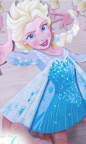 Topo de Bolo Frozen