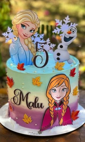 Topo de Bolo Frozen