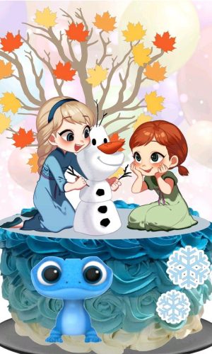 Topo de Bolo Frozen