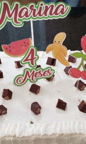 Topo de Bolo Frutas