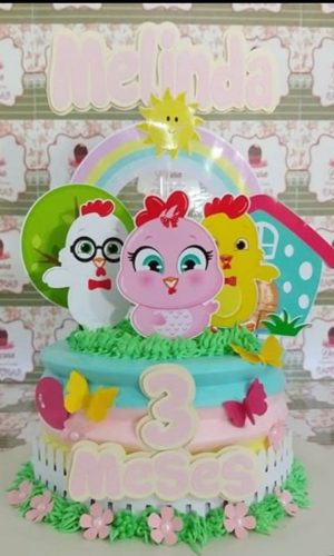 Topo De Bolo Galinha Pintadinha