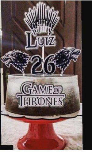 Arquivo de corte topo de bolo - Game of Thrones