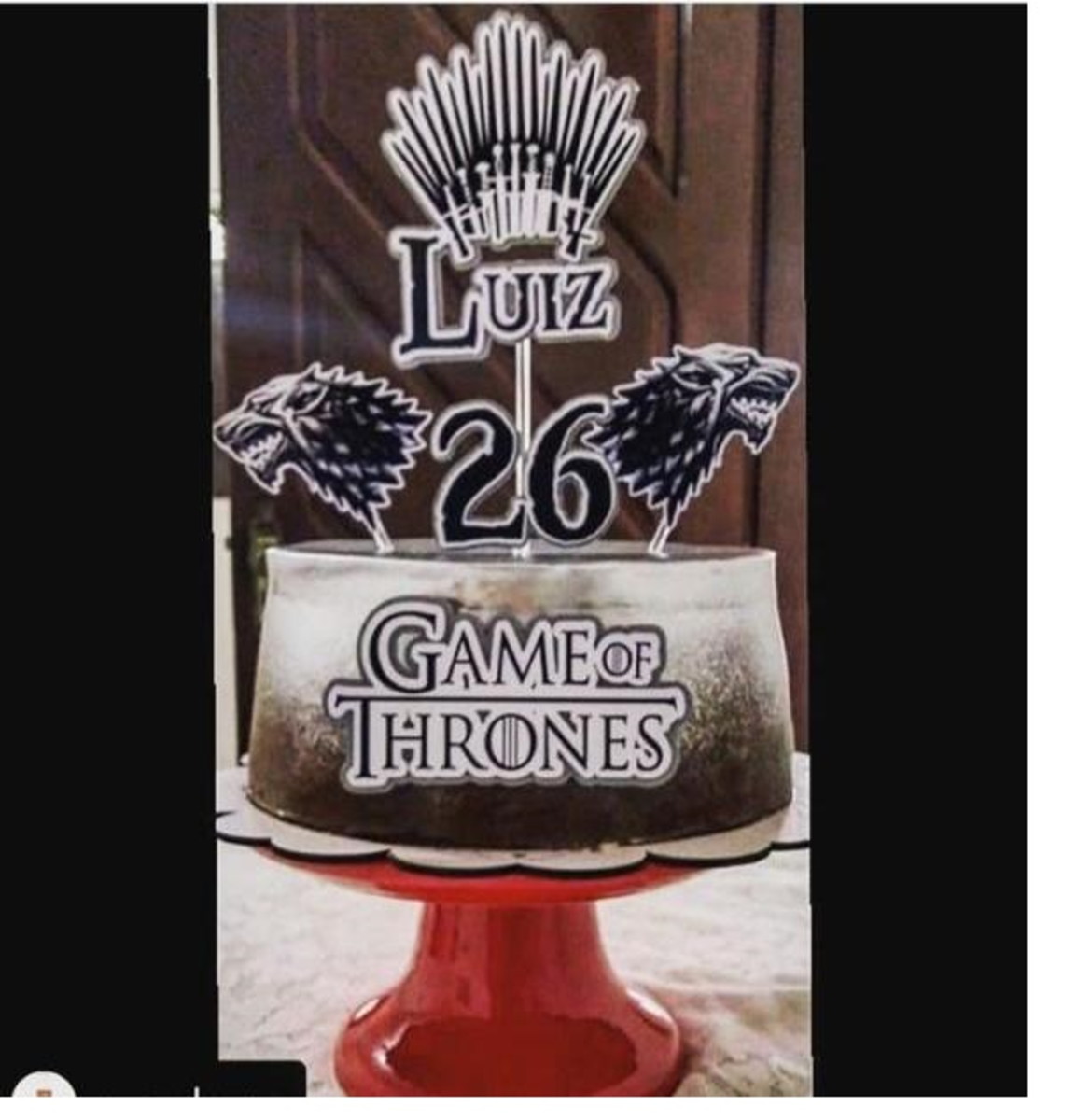 Arquivo de corte topo de bolo - Game of Thrones