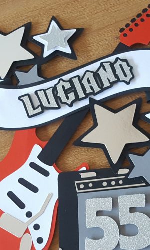 Topo de Bolo Guitarra