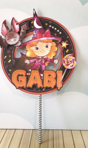 Topo de Bolo Halloween
