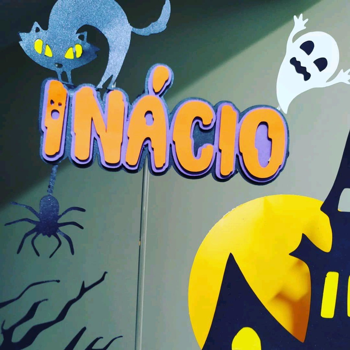Topo de Bolo Halloween