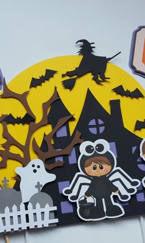 Topo de Bolo Halloween