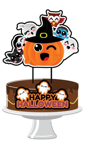 Topo de Bolo Halloween