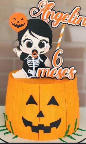 Topo de Bolo Halloween