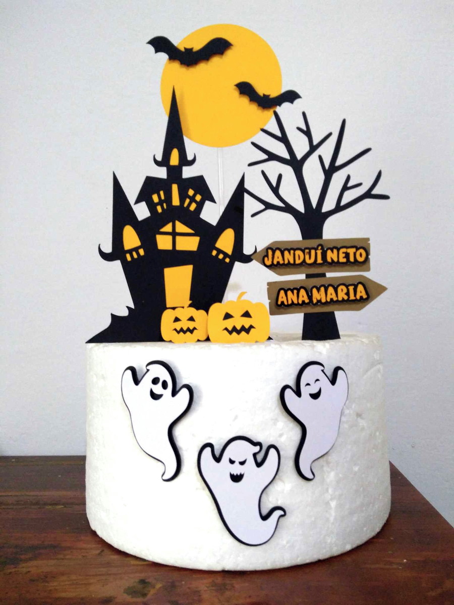Topo De Bolo Halloween