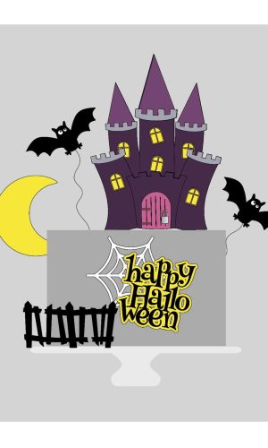 Topo de Bolo Halloween
