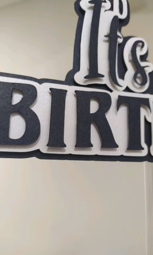Topo de Bolo happy birthday