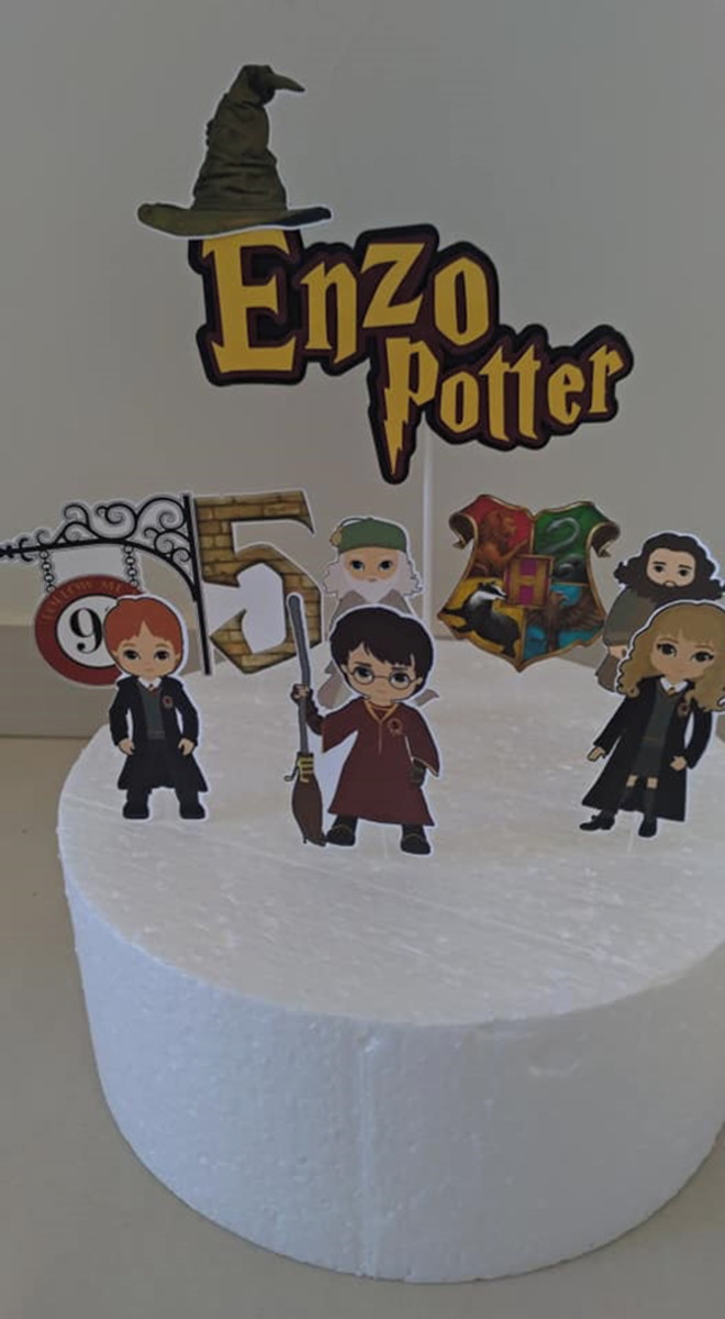 Topo de Bolo Harry Potter - Imagem 2