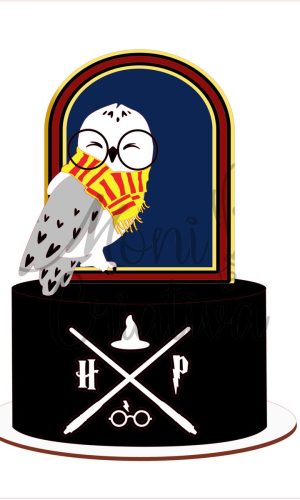 Topo de Bolo Harry Potter