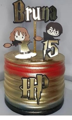 Arquivo de corte topo de bolo - Harry Potter