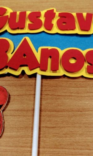 Topo de Bolo Heróis