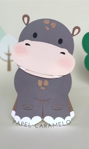Topo de Bolo Hipopotamo