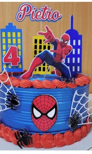 Topo de Bolo Homem Aranha