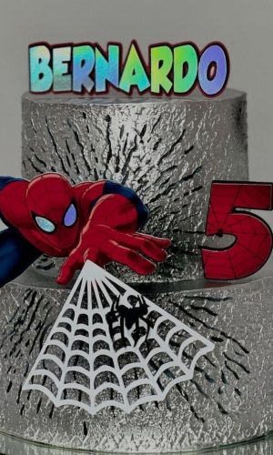Topo de Bolo Homem Aranha