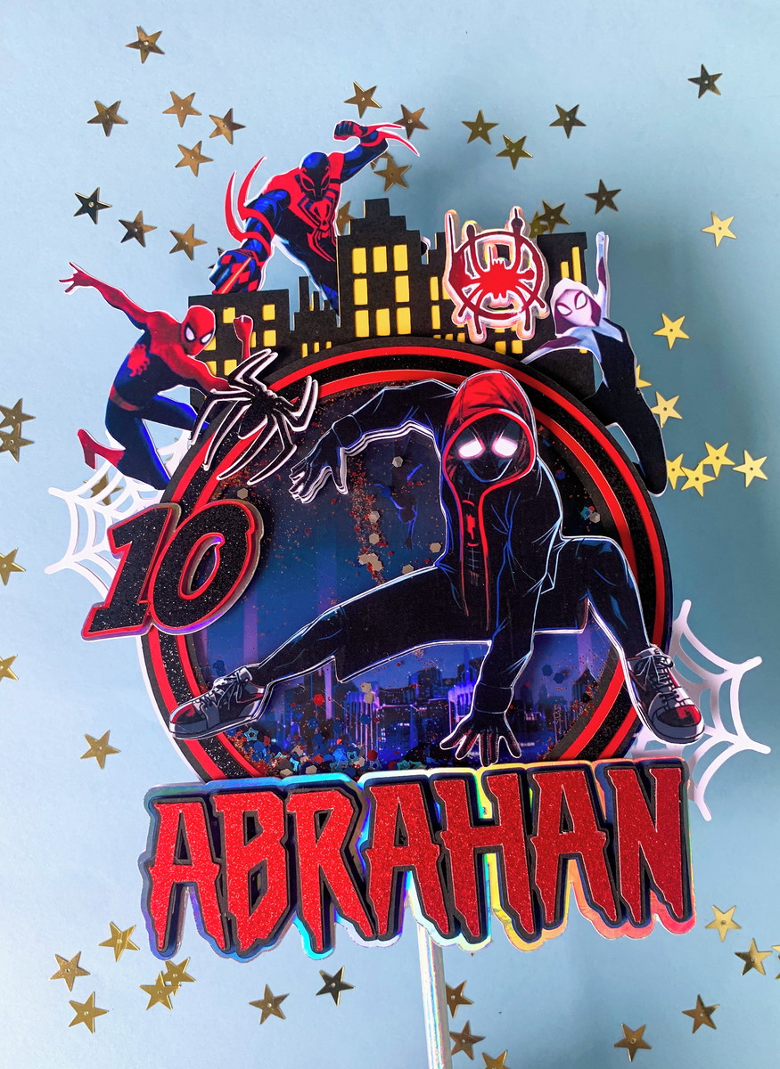 Topo de Bolo Homem Aranha