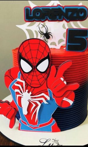 Topo de Bolo Homem Aranha