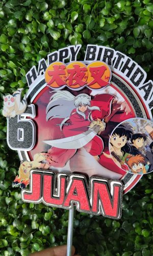 Topo de Bolo Inuyasha
