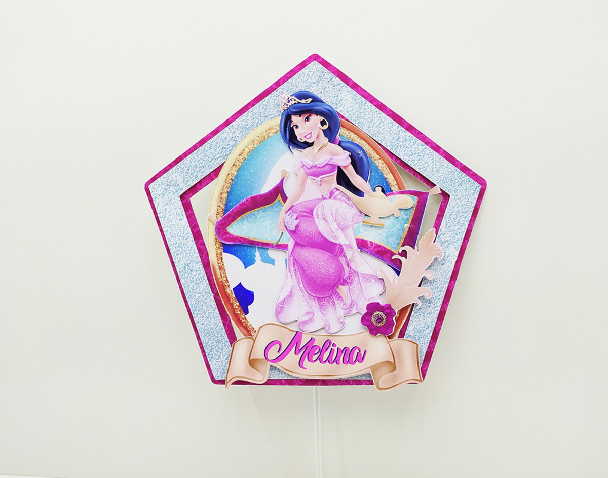 Topo de Bolo Jasmine
