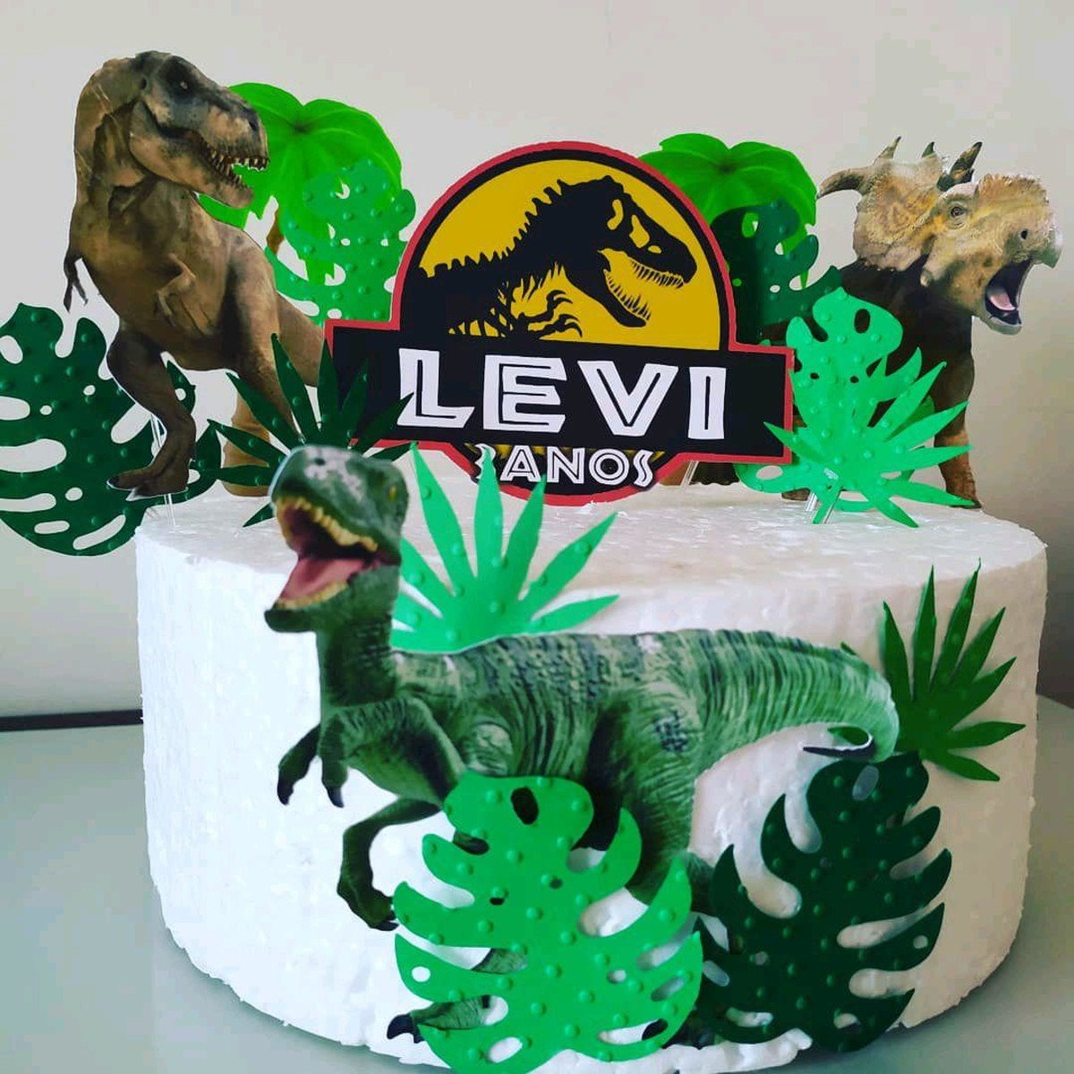 Topo de Bolo Jurassic Park - Imagem 2