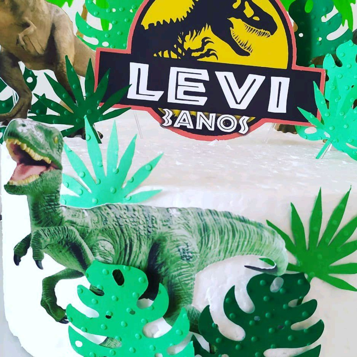 Topo de Bolo Jurassic Park - Imagem 3