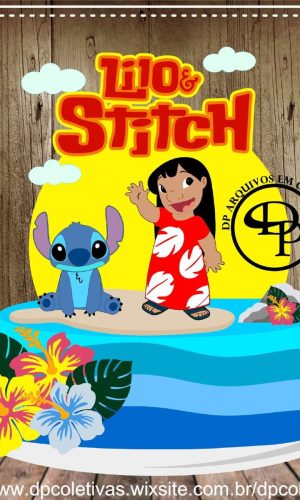 Topo De Bolo Lilo E Stitch