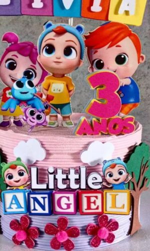 Topo de Bolo Little Angels