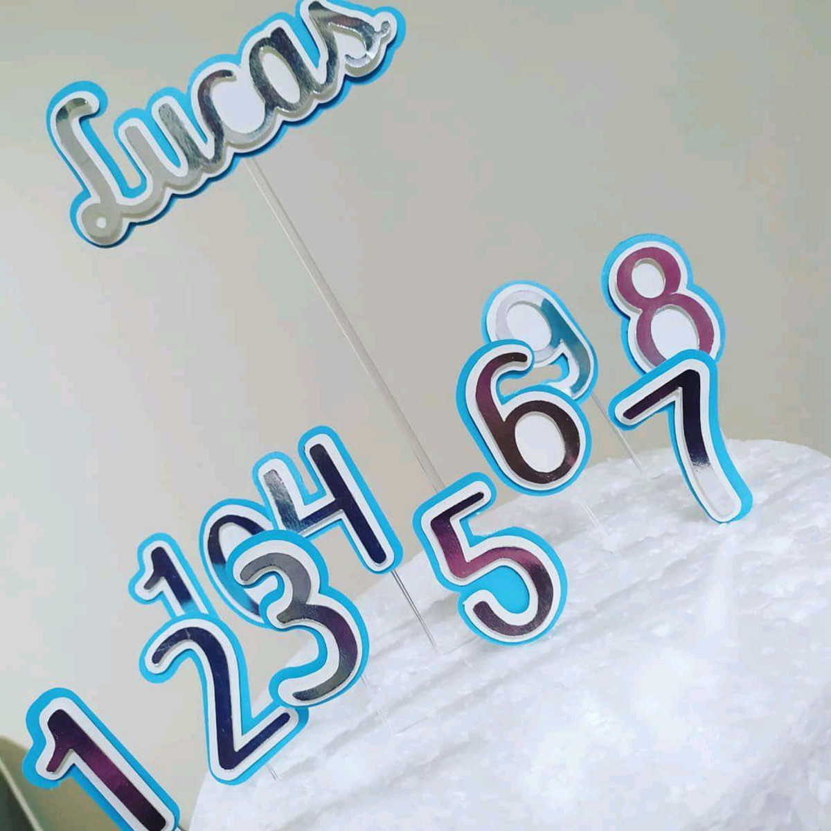 Topo de Bolo Mesversário - Imagem 3