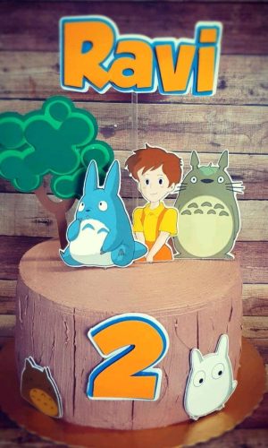 Topo de Bolo Meu Vizinho Totoro
