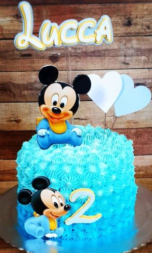 Topo de Bolo Mickey Baby