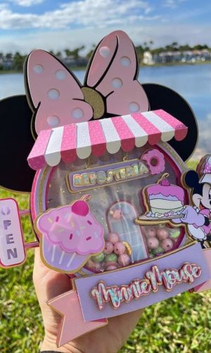 Topo de Bolo Minnie