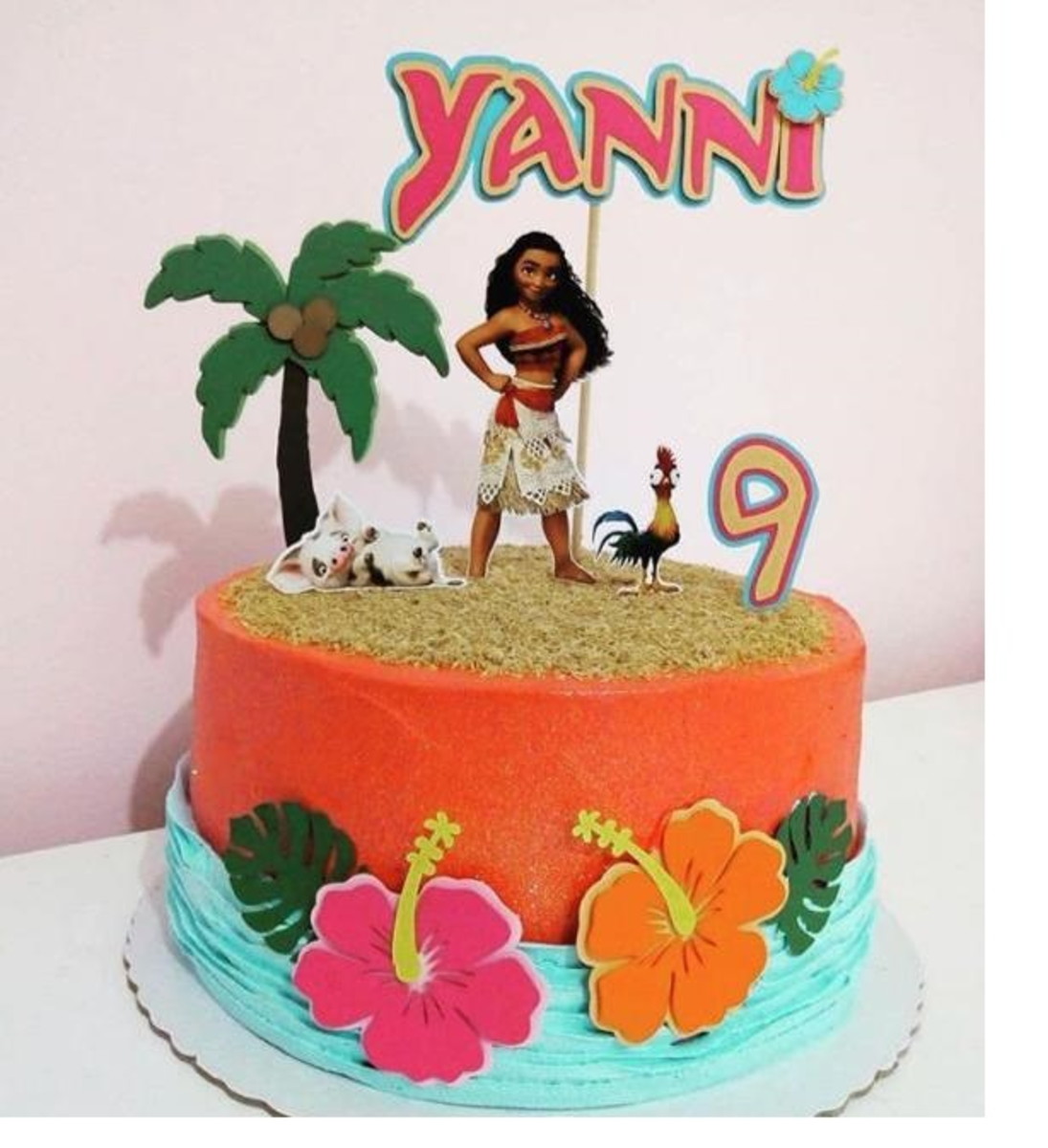 Arquivo de corte topo de bolo Moana