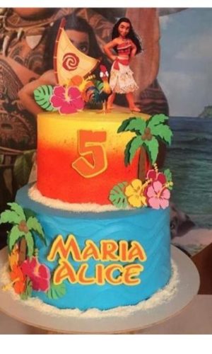 Arquivo de corte topo de bolo - Moana