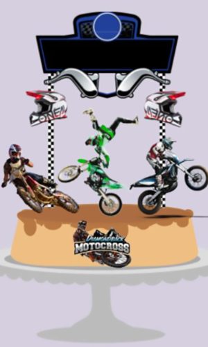 Topo de Bolo Moto