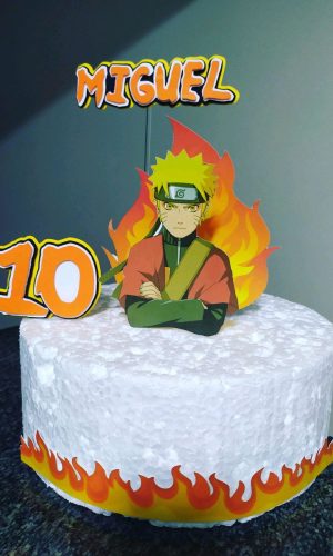 Topo de Bolo Naruto