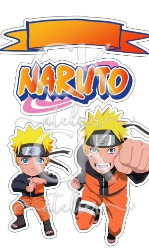 Topo de Bolo Naruto