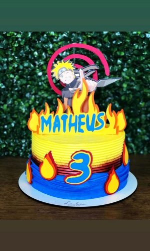 Topo de Bolo Naruto