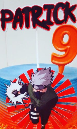Topo de Bolo Naruto