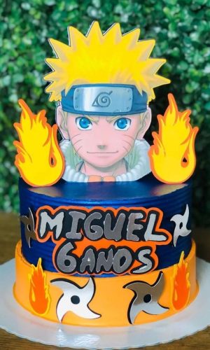 Topo de Bolo Naruto