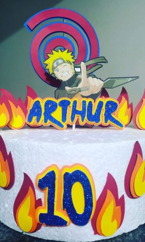 Topo de Bolo Naruto