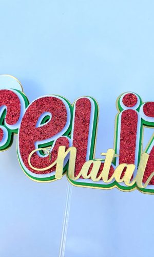Topo de Bolo Natal