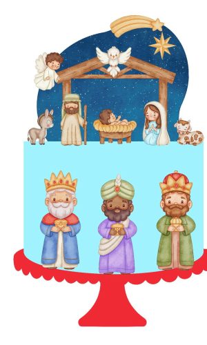 Topo de Bolo Natal